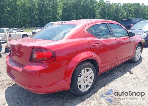 2013 Dodge Avenger Se from USA, damaged, VIN 1C3CDZAB5DN567307